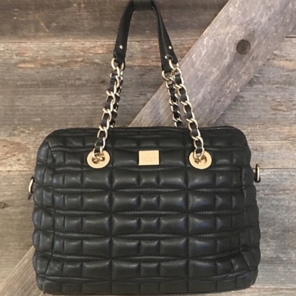 kate spade Handbags - Kate Spade Quilted Puffed Black Bag 👜